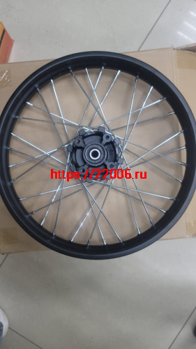 Диск колеса задний стальной на спицах 2.15 - 18" TTR250 в инд. упаковке ось 15 мм.