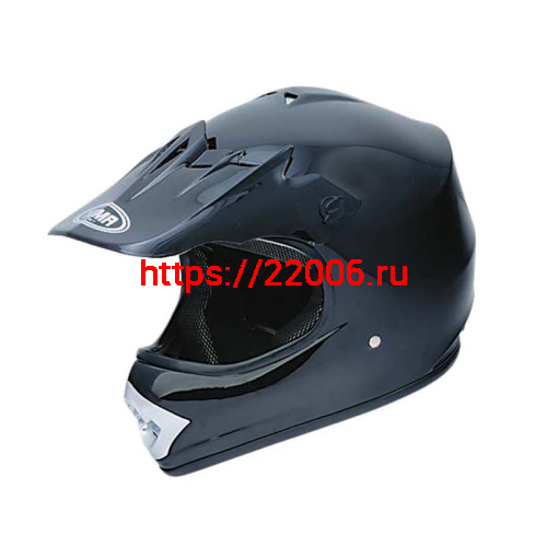 Мотошлем YM-210 KIDS черный (М) Мотошлем YM-210 KIDS черный (М)