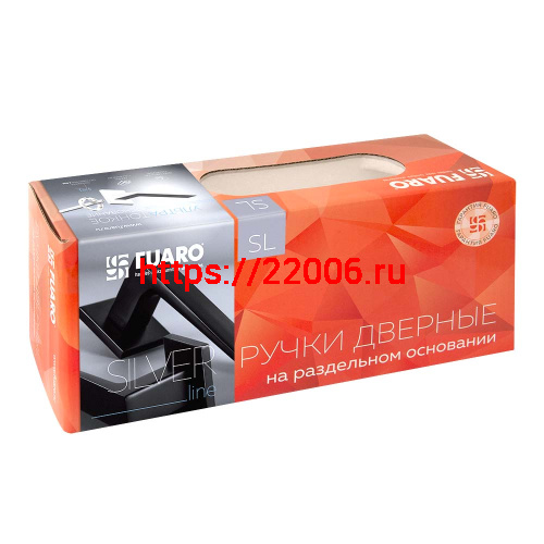 Ручка Fuaro (Фуаро) раздельная K.SL52.REDLINE (RED LINE SL) CP-8 хром фото 2