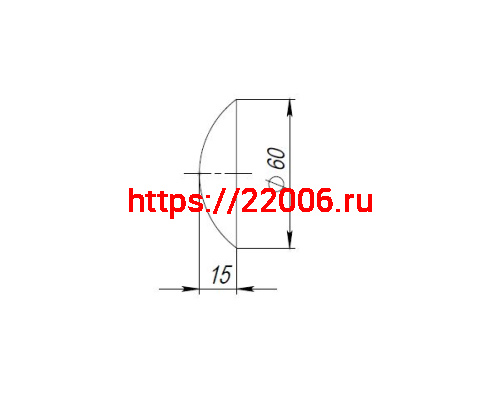 Демпфер Ajax (Аякс) настенный DSW-60 бежевый фото 3
