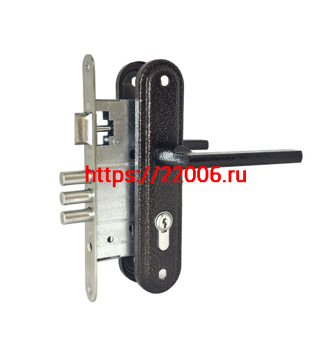 Замок Absolyute (Абсолют) врезной цилиндровый с защёлкой в комплекте с ручкой ЗВ4-3/09Р (медь), 4 кл. Замок Absolyute (Абсолют) врезной цилиндровый с защёлкой в комплекте с ручкой ЗВ4-3/09Р (медь), 4 кл.