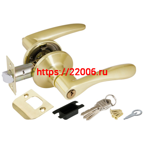 Ручка Punto (Пунто) защелка DK620 SB-ET (6020 SB-E) (кл./фик.) мат. золото Ручка Punto (Пунто) защелка DK620 SB-ET (6020 SB-E) (кл./фик.) мат. золото