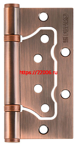 Петля Fuaro (Фуаро) универсальная без врезки IN4500W AC (500-2BB 100x2,5) медь Петля Fuaro (Фуаро) универсальная без врезки IN4500W AC (500-2BB 100x2,5) медь