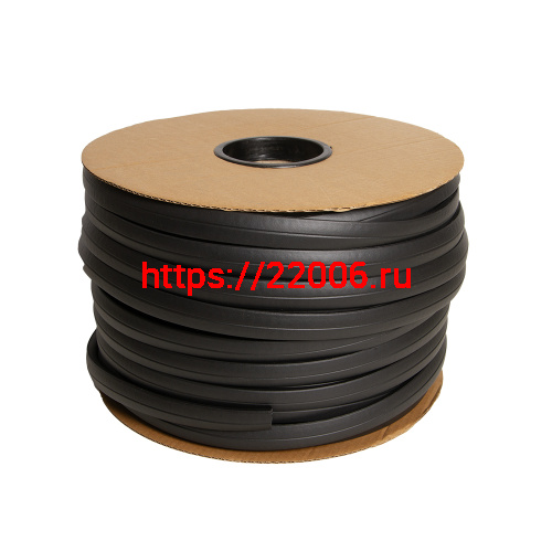 Уплотнитель Fuaro (Фуаро) без клеевой основы WADH/D-12x10mm, BLACK черный 150 m фото 2