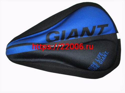 Чехол для седла вело гелевый черно-синий Чехол для седла вело гелевый черно-синий