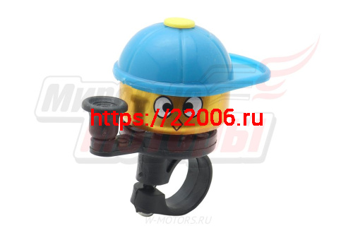 Звонок Вело "Кепка" алюминий/пластик (разные цвета)(10A-05) фото 3