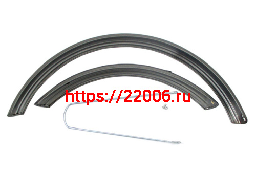 Крылья 20", металлические цвет серебристый металлик 3112000-3 Крылья 20", металлические цвет серебристый металлик 3112000-3