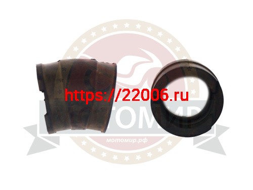 Муфта Тайга (патрубок карб. с раздельным впуском резиновый на 2 карб.) С40500118 ЗАВОД Муфта Тайга (патрубок карб. с раздельным впуском резиновый на 2 карб.) С40500118 ЗАВОД