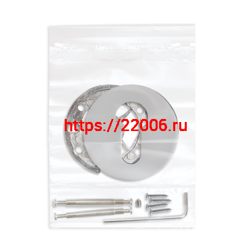 Накладка Fuaro (Фуаро) на цилиндр ESC.C.RLR/R.486 CP-8 хром (1 шт.) фото 2 Накладка Fuaro (Фуаро) на цилиндр ESC.C.RLR/R.486 CP-8 хром (1 шт.) фото 2