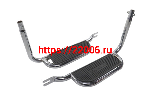 Подножки пассажира Alpha хром. Люкс (пара) Подножки пассажира Alpha хром. Люкс (пара)