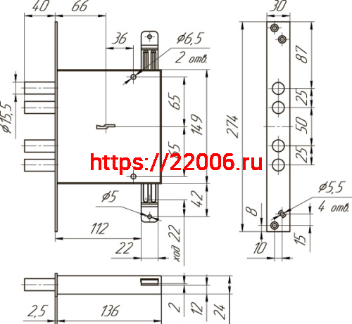 Замок Mettem (Меттэм) врезной сувальдный ЗВ8 141.1.0 с тягами (ЗВСП-2Т-1) L-16, 5 кл. фото 2 Замок Mettem (Меттэм) врезной сувальдный ЗВ8 141.1.0 с тягами (ЗВСП-2Т-1) L-16, 5 кл. фото 2