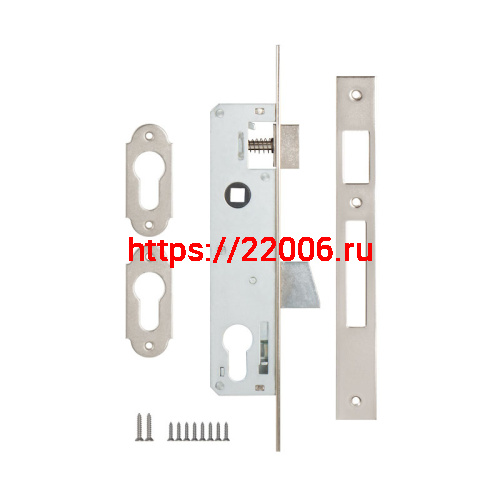 Корпус Kale kilit (Кале килит) узкопрофильного замка с защёлкой 253 (25 mm) w/b (никель) фото 2 Корпус Kale kilit (Кале килит) узкопрофильного замка с защёлкой 253 (25 mm) w/b (никель) фото 2