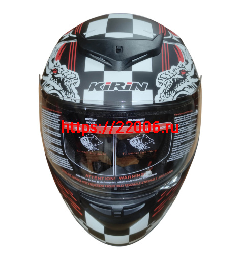 Шлем интеграл KIRIN K-22, черный, черн-крас матовый, черн-крас, размер S фото 5 Шлем интеграл KIRIN K-22, черный, черн-крас матовый, черн-крас, размер S фото 5