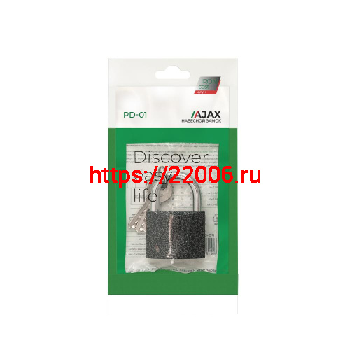 Замок Ajax (Аякс) навесной PD-0132 (PD-01-32) 3 key англ. фото 2 Замок Ajax (Аякс) навесной PD-0132 (PD-01-32) 3 key англ. фото 2