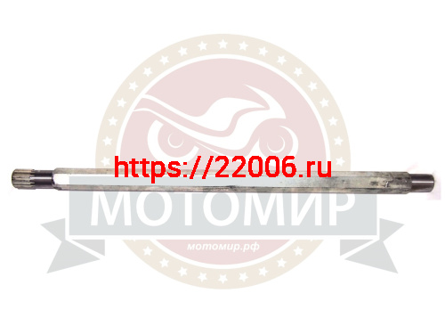 Вал ведущий Тайга голый 500 н.о. 15 шлицов (крупный шлиц) (С40200521)