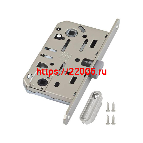 B06102.50.06.567 AGB (АГБ) Защелка врезная WC (никель) с отв. пл. B02402.05.06 MEDIANA POLARIS фото 2 B06102.50.06.567 AGB (АГБ) Защелка врезная WC (никель) с отв. пл. B02402.05.06 MEDIANA POLARIS фото 2