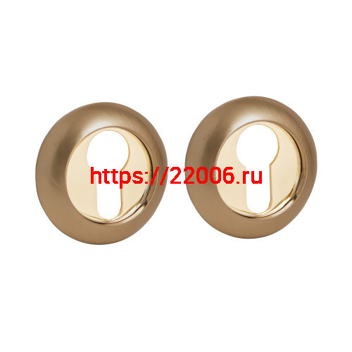 Накладка Fuaro (Фуаро) под цилиндр ET.R.RM54 (ET RM) AB/GP-7 бронза/золото Накладка Fuaro (Фуаро) под цилиндр ET.R.RM54 (ET RM) AB/GP-7 бронза/золото