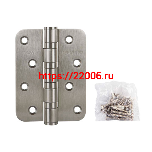 Петля Fuaro (Фуаро) из нержавейки универсальная IN4400U-R10 INOX (4BB-R10 102х76х3) фото 2 Петля Fuaro (Фуаро) из нержавейки универсальная IN4400U-R10 INOX (4BB-R10 102х76х3) фото 2