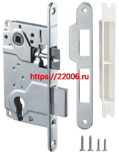 Корпус Armadillo (Армадилло) врезного замка c защёлкой METLH25-50 Box (LH 25-50) CP хром Корпус Armadillo (Армадилло) врезного замка c защёлкой METLH25-50 Box (LH 25-50) CP хром