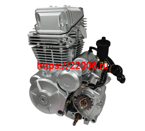 Двигатель 4т. 271 см3 175FMN, CB300RL, ZONGSHEN, 4х клап., эл+кик, возд охл 5 передач фото 3