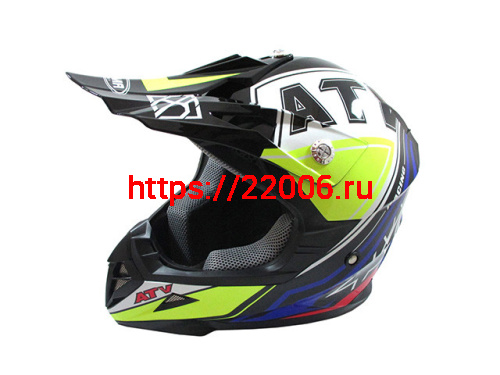 Мотошлем YM-915 черный/star (XS) Мотошлем YM-915 черный/star (XS)