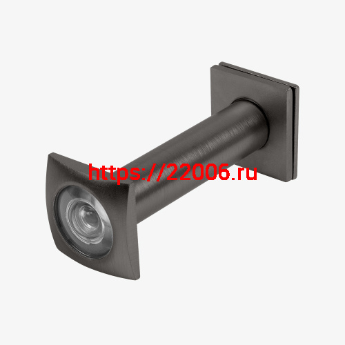 Глазок Fuaro (Фуаро) дверной, оптика пластик DV-Q 4/130-70/Z GR-23 графит