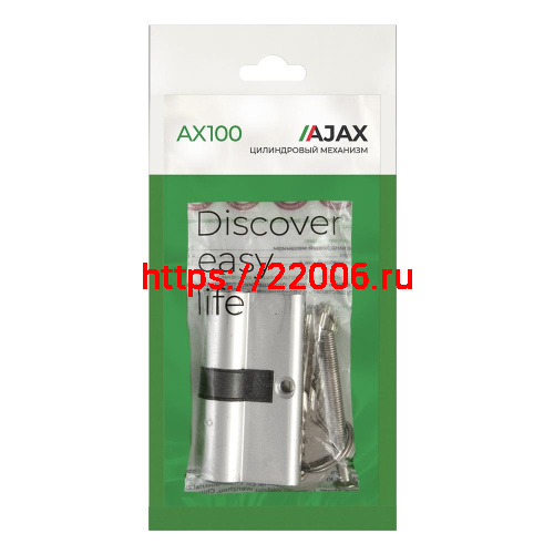 Цилиндровый Ajax (Аякс) механизм (AX100/60) AX1000Key60 (25+10+25)/HD CP хром 4Key фото 2 Цилиндровый Ajax (Аякс) механизм (AX100/60) AX1000Key60 (25+10+25)/HD CP хром 4Key фото 2