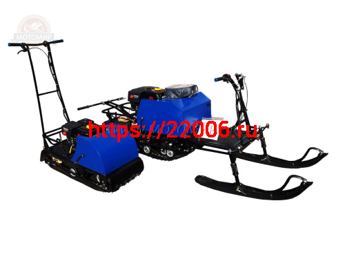 Мотобуксировщик компактный ЛИДЕР-ДЕЛЬТА-R, 8,0 л.с. (без лыжного модуля, 2 тележка), пр-во Ижтехмаш фото 7