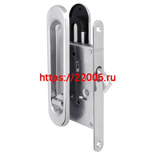Защелка Punto (Пунто) с ручками для раздвижных дверей SH.SL152.KIT011-BK (Soft LINE SL-011) СP-8 хром Защелка Punto (Пунто) с ручками для раздвижных дверей SH.SL152.KIT011-BK (Soft LINE SL-011) СP-8 хром