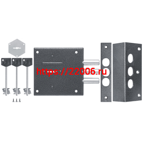 Замок kerberos (KERBEROS) накладной сувальдный 110.11.003, 3 кл. фото 3 Замок kerberos (KERBEROS) накладной сувальдный 110.11.003, 3 кл. фото 3