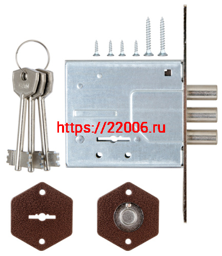 Замок Sam (Сам) врезной сувальдный ЗВ8-6/13 (без отв. планки), 3 кл. /73100/ фото 2 Замок Sam (Сам) врезной сувальдный ЗВ8-6/13 (без отв. планки), 3 кл. /73100/ фото 2