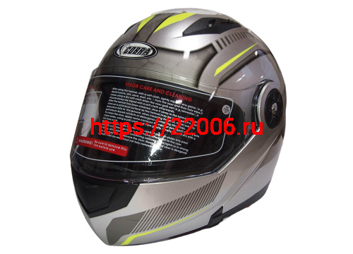 Шлем модуляр COBRA JK115, черный(7), белый с красным(4), серый(6) размеры XL внутр.солнцезащ. ОЧКИ фото 4