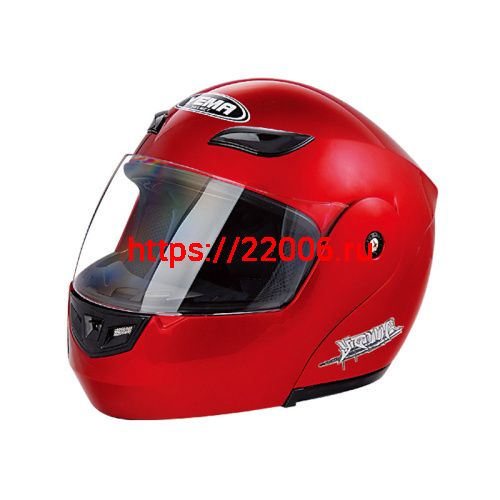 Мотошлем YM-920 красный (XS) Мотошлем YM-920 красный (XS)