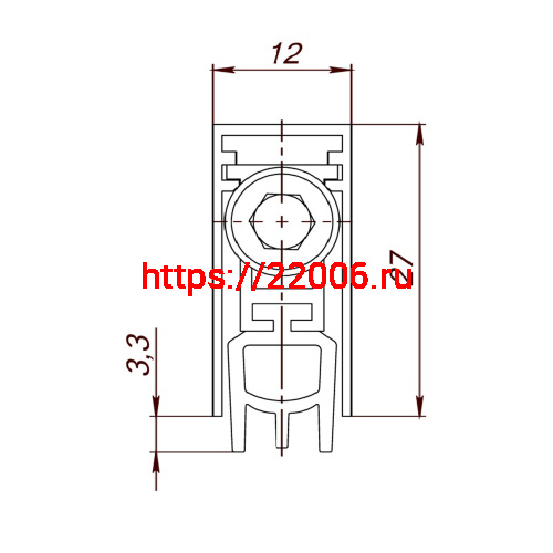 Автоматический Armadillo (Армадилло) порог EASY BLOCK U/820 фото 3 Автоматический Armadillo (Армадилло) порог EASY BLOCK U/820 фото 3