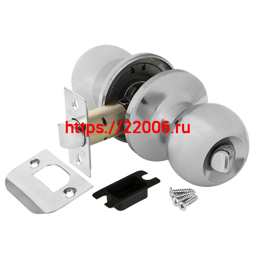 Ручка Fuaro (Фуаро) защелка DK672/BL CP-BK (672/BL CP-B) ( фик.) хром