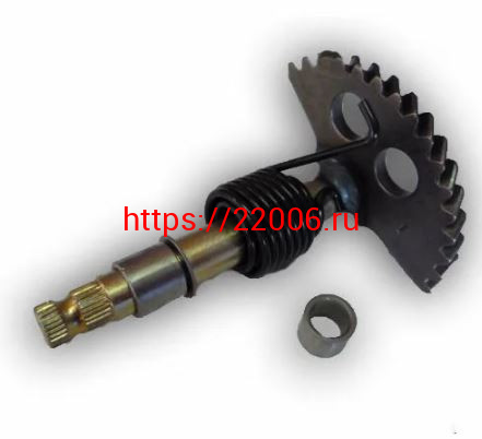 Сектор кикстартера 152QMI, 157QMJ 125/150cс 130мм (пружина и втулка) ТММР Сектор кикстартера 152QMI, 157QMJ 125/150cс 130мм (пружина и втулка) ТММР