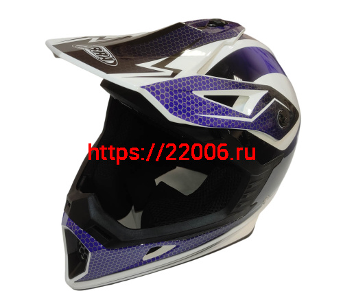 Шлем кроссовый COBRA EC H325, син/бел, крас/черн, бел/оранж, бел/лайм, син/жел., размер М