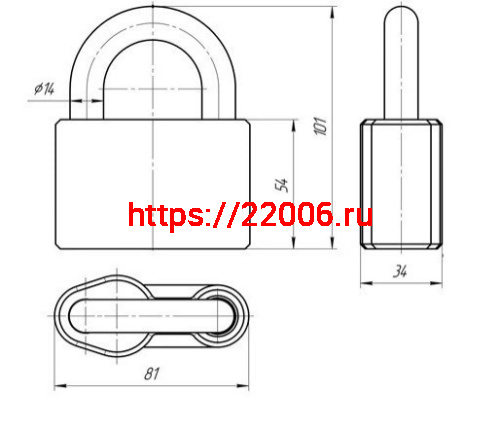 Замок Zenit (Зенит) навесной ВС2А (skin) фото 4 Замок Zenit (Зенит) навесной ВС2А (skin) фото 4