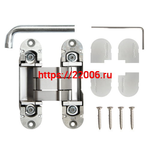 Петля Armadillo (Армадилло) скрытой установки U3D8000.VPG SC мат. хром TECH фото 4 Петля Armadillo (Армадилло) скрытой установки U3D8000.VPG SC мат. хром TECH фото 4