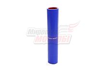 Патрубок радиатора верхний прямой МАЗ силикон.,синий,армир. L270мм,d42мм. (HH059)