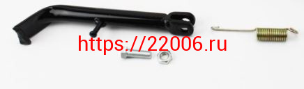 Подставка боковая мопед Дельта, Альфа (болт+гайка) без пружины TMMP Подставка боковая мопед Дельта, Альфа (болт+гайка) без пружины TMMP