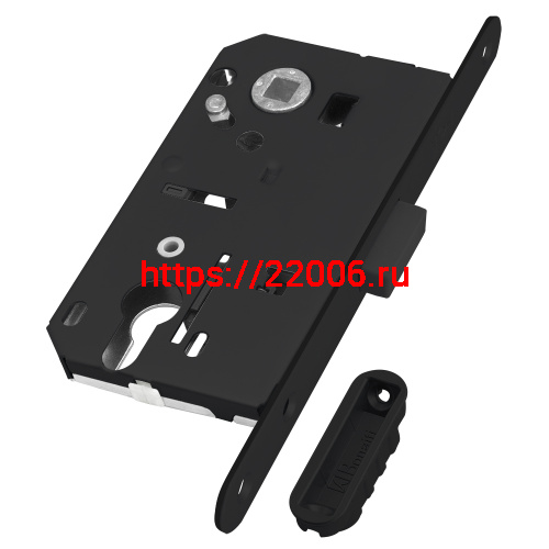 Замок Bonaiti (Бонаити) межкомнатный магнитный под цилиндр B-FORTY №68 с отв. пл. F45 (черный), планка 190 мм Замок Bonaiti (Бонаити) межкомнатный магнитный под цилиндр B-FORTY №68 с отв. пл. F45 (черный), планка 190 мм