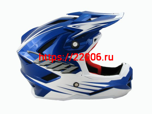 Мотошлем THH T-42 №2 blue/white (S) Мотошлем THH T-42 №2 blue/white (S)