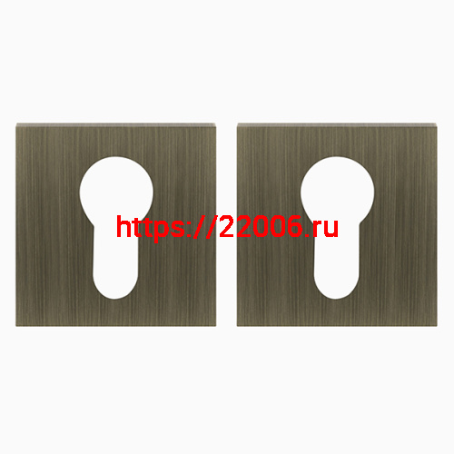 Накладка Fuaro (Фуаро) под цилиндр ET DM ABG-6 зеленая бронза Накладка Fuaro (Фуаро) под цилиндр ET DM ABG-6 зеленая бронза