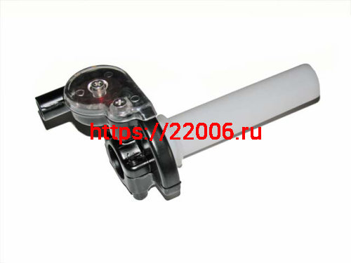 Ручка газа короткоходная пластиковая в сборе с крышкой Ручка газа короткоходная пластиковая в сборе с крышкой