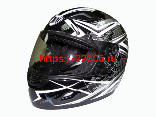 Мотошлем THH TS-39 №10 black/silver (XS) Мотошлем THH TS-39 №10 black/silver (XS)