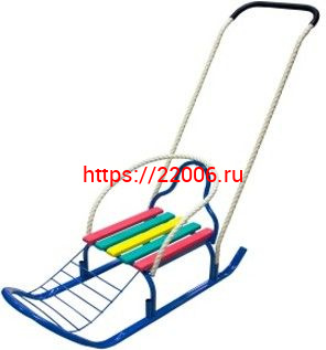 Санки Кирюша-4 (продольная рейка, подножка, съемная спинка, овальный полоз 30х15мм, 2-х стор.толкатель)(в уп.2шт!) Санки Кирюша-4 (продольная рейка, подножка, съемная спинка, овальный полоз 30х15мм, 2-х стор.толкатель)(в уп.2шт!)