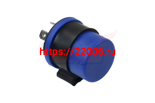 Реле поворотов 2 конт. круглое без проводов Alpha, Delta, Zodiak, Dingo, Atlant Реле поворотов 2 конт. круглое без проводов Alpha, Delta, Zodiak, Dingo, Atlant