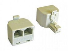RJ11 (6p4c) штекер-2xRJ11 (6P4C) делитель телефонный арбаком