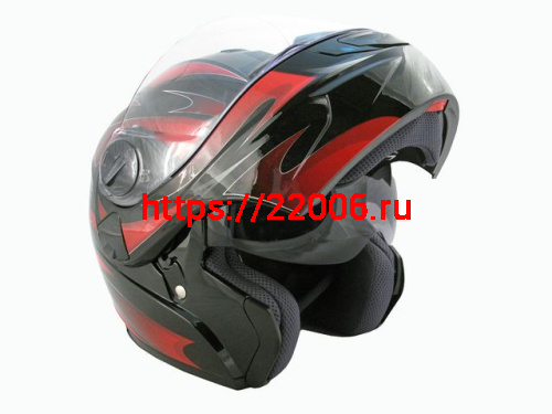 Мотошлем THH T-797 №2 black/ red (M)